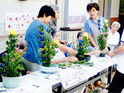 趣味の生け花教室