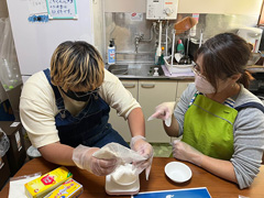 居場所事業クローバーハウスでの料理体験